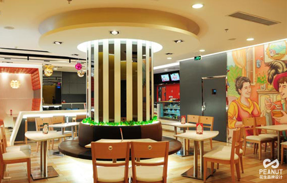 卡撒濃湯餐飲連鎖店設計|廣州餐飲連鎖店設計-廣州花生品牌設計